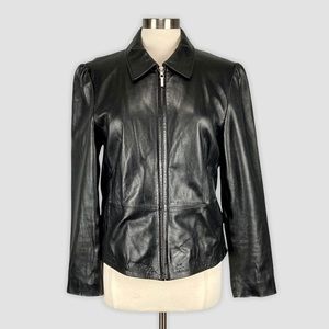 Classic Black Leather Jacket